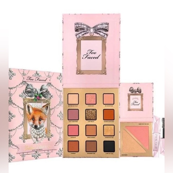 Too Faced Enchanted Beauty Foxy Neutrals Holiday Set AUTHENTIC NIB $155 Val. - Picture 2 of 9